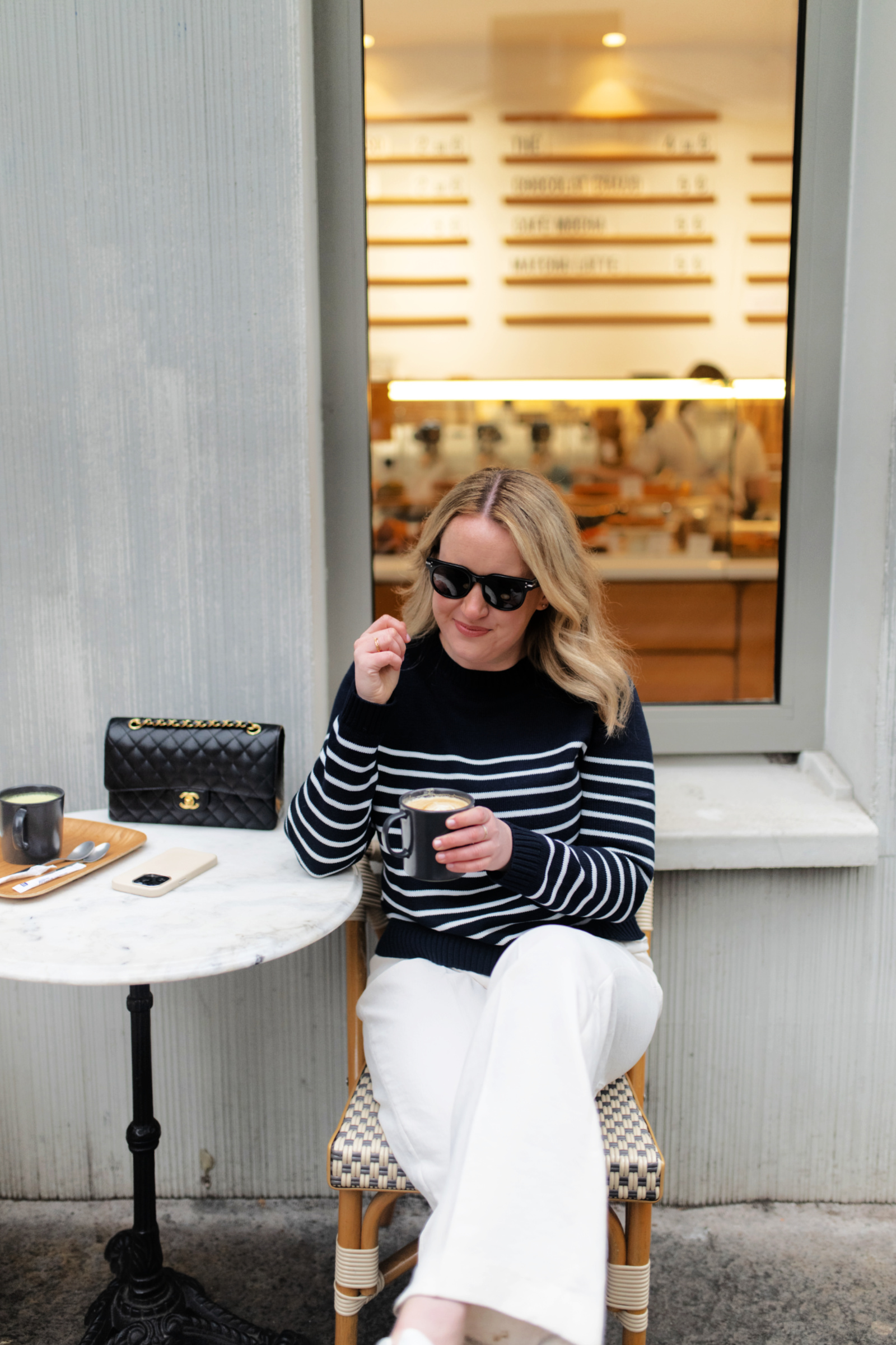 Meghan at Paris Coffee Shop