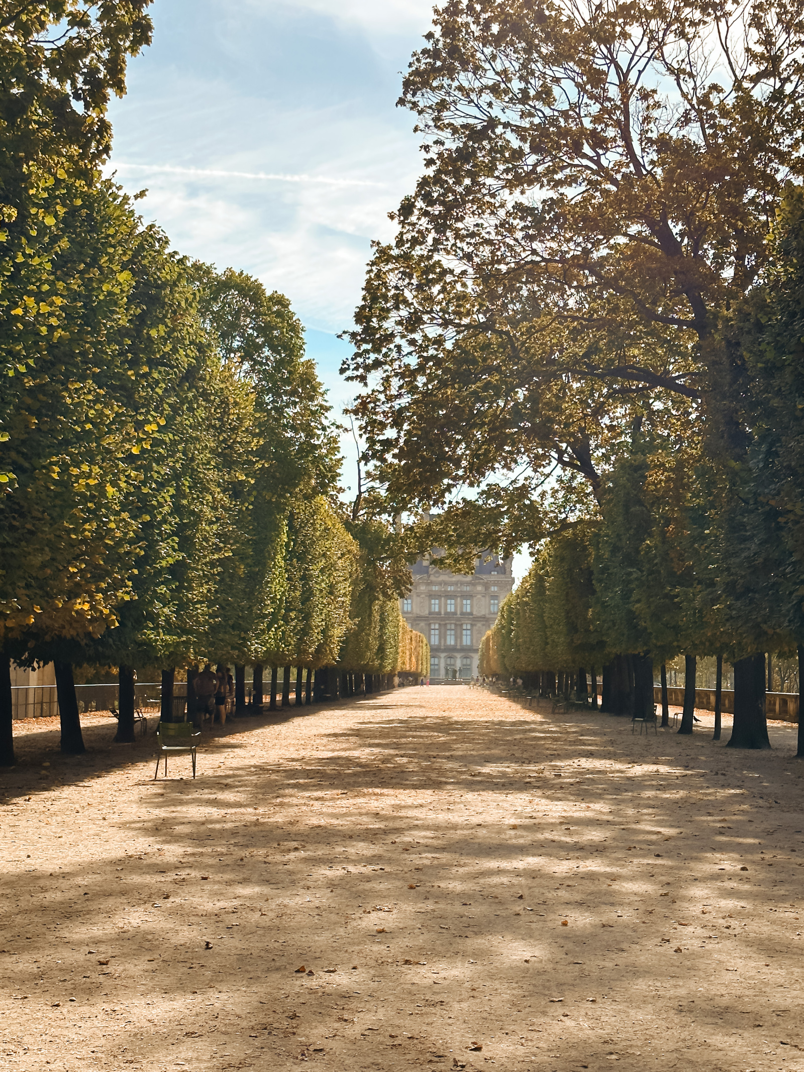 Tuileries Park in Paris
