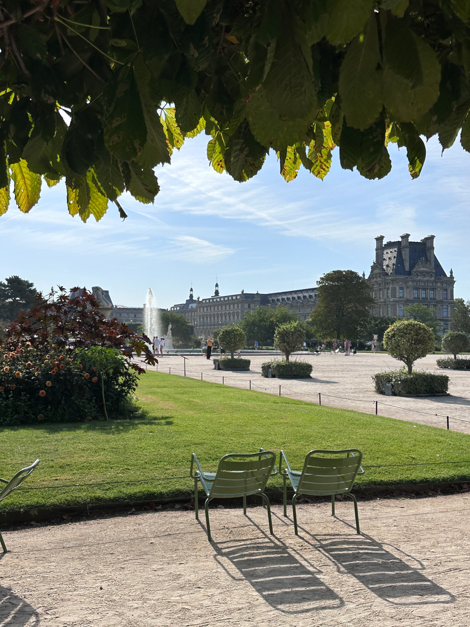 Tuileries Park in Paris