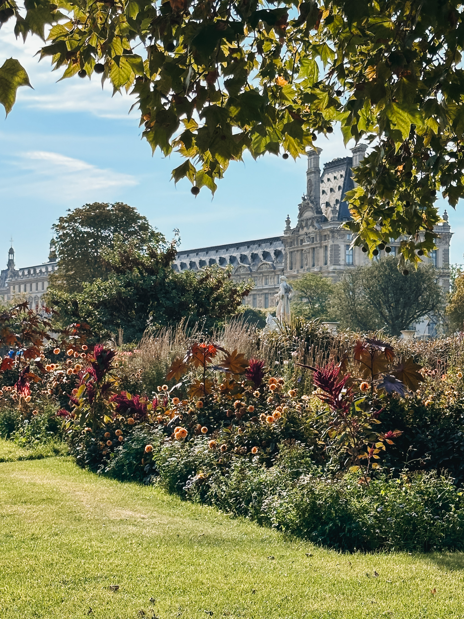 Tuileries Park in Paris