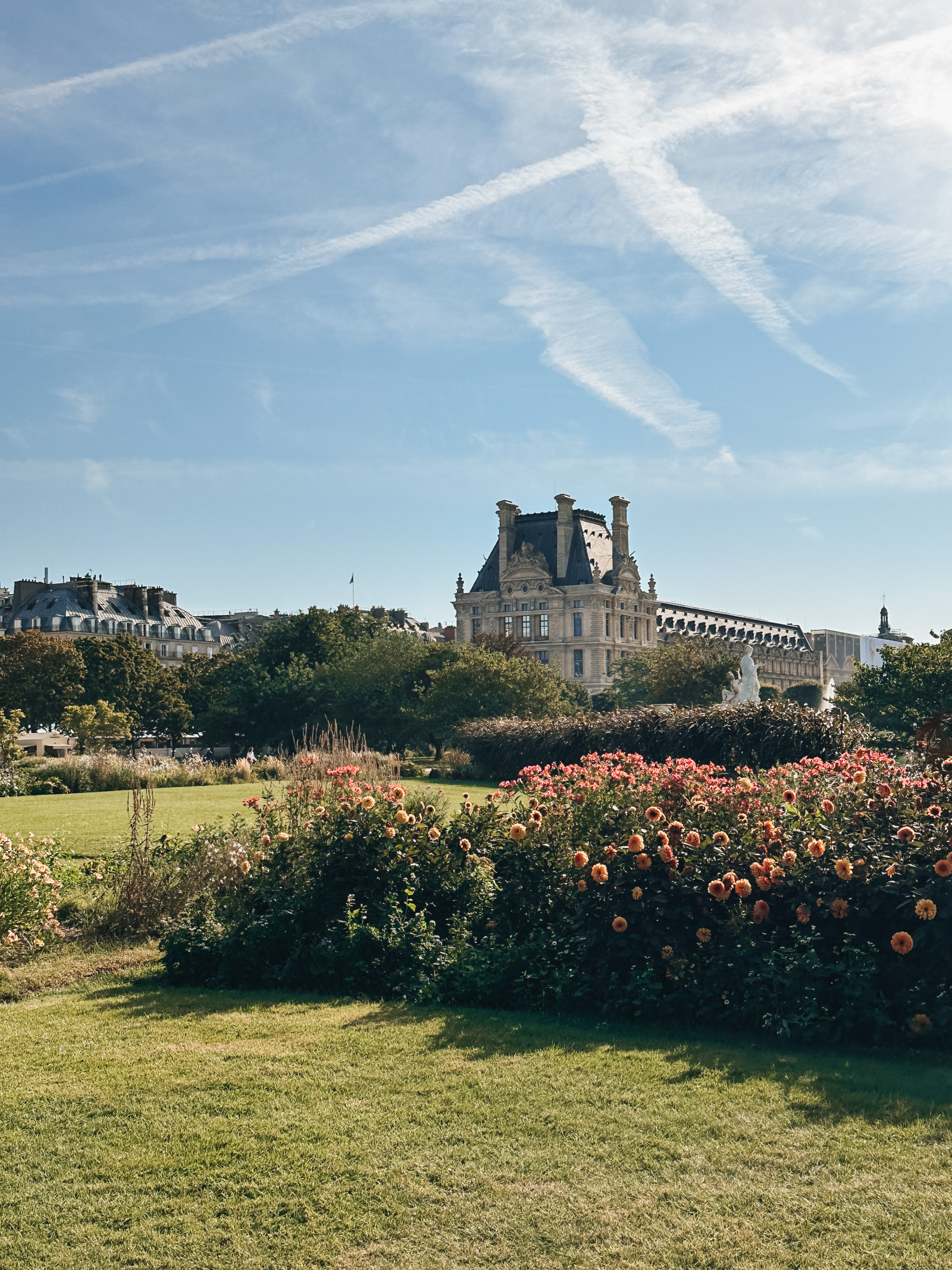 Tuileries Park in Paris