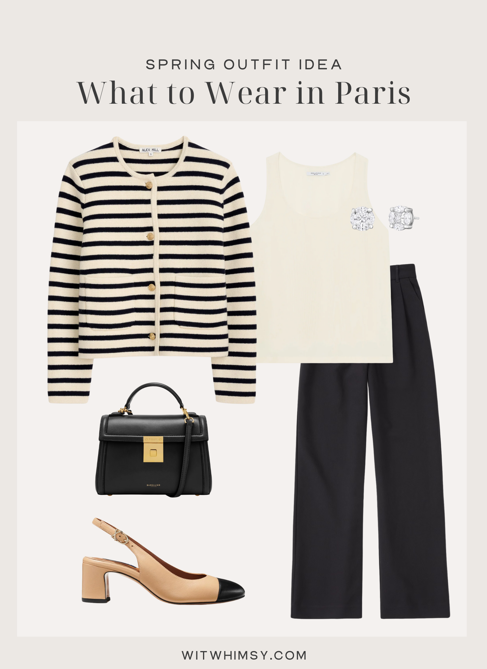 Paris in spring outfit idea