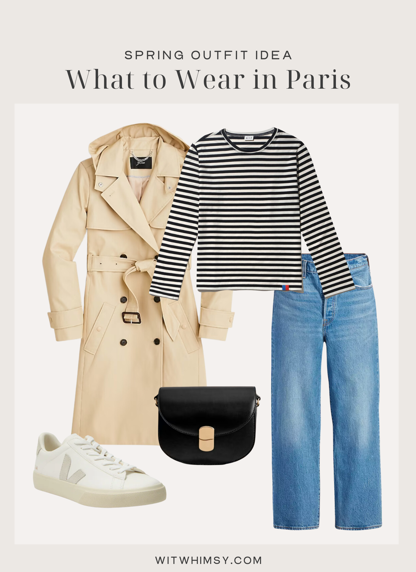 Outfit idea for Paris in the Spring
