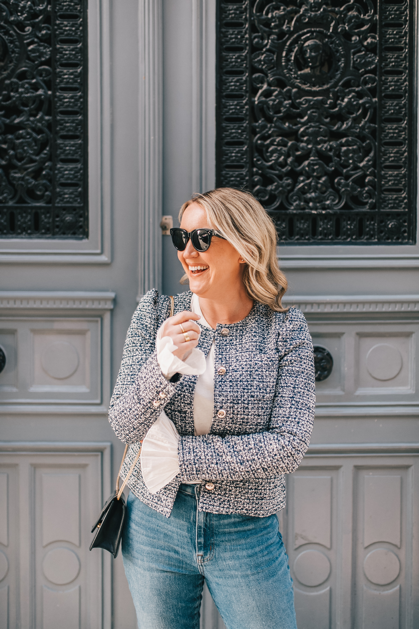How to Dress for Paris in the Summer tweed jacket for summer in Paris