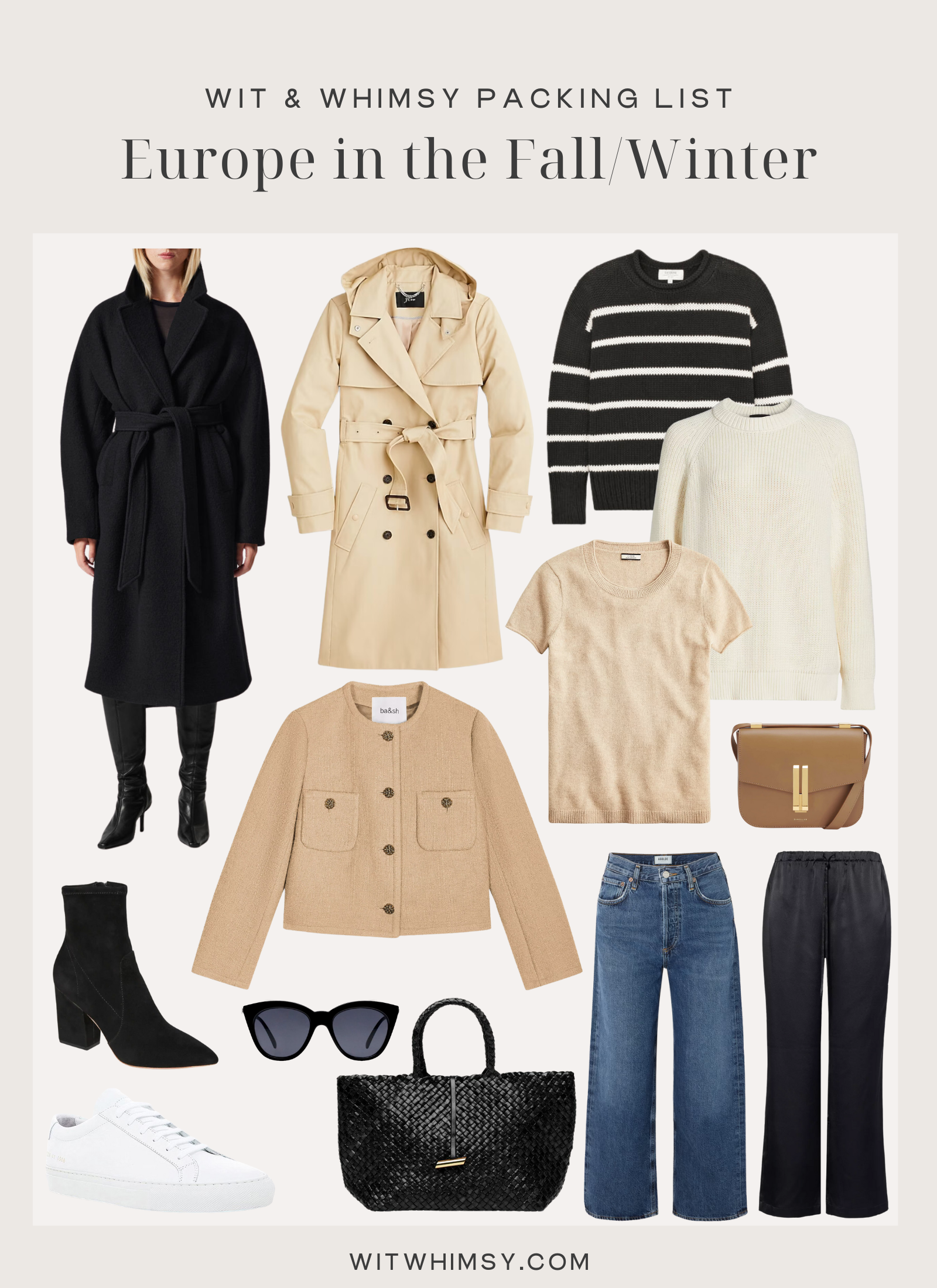 What To Pack For A Trip To Europe in the fall and winter