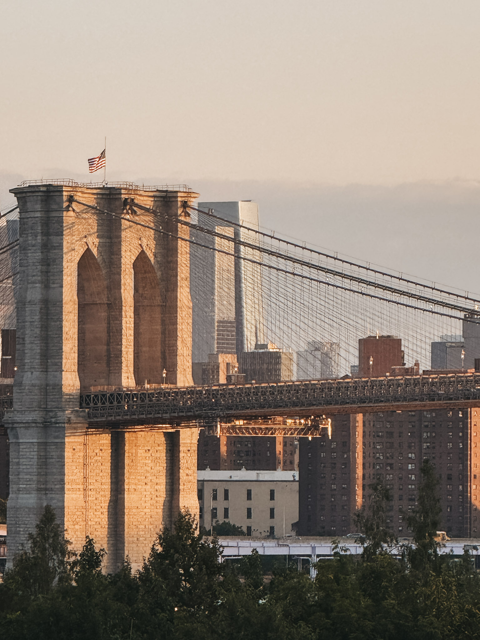 Brooklyn Heights during sunset