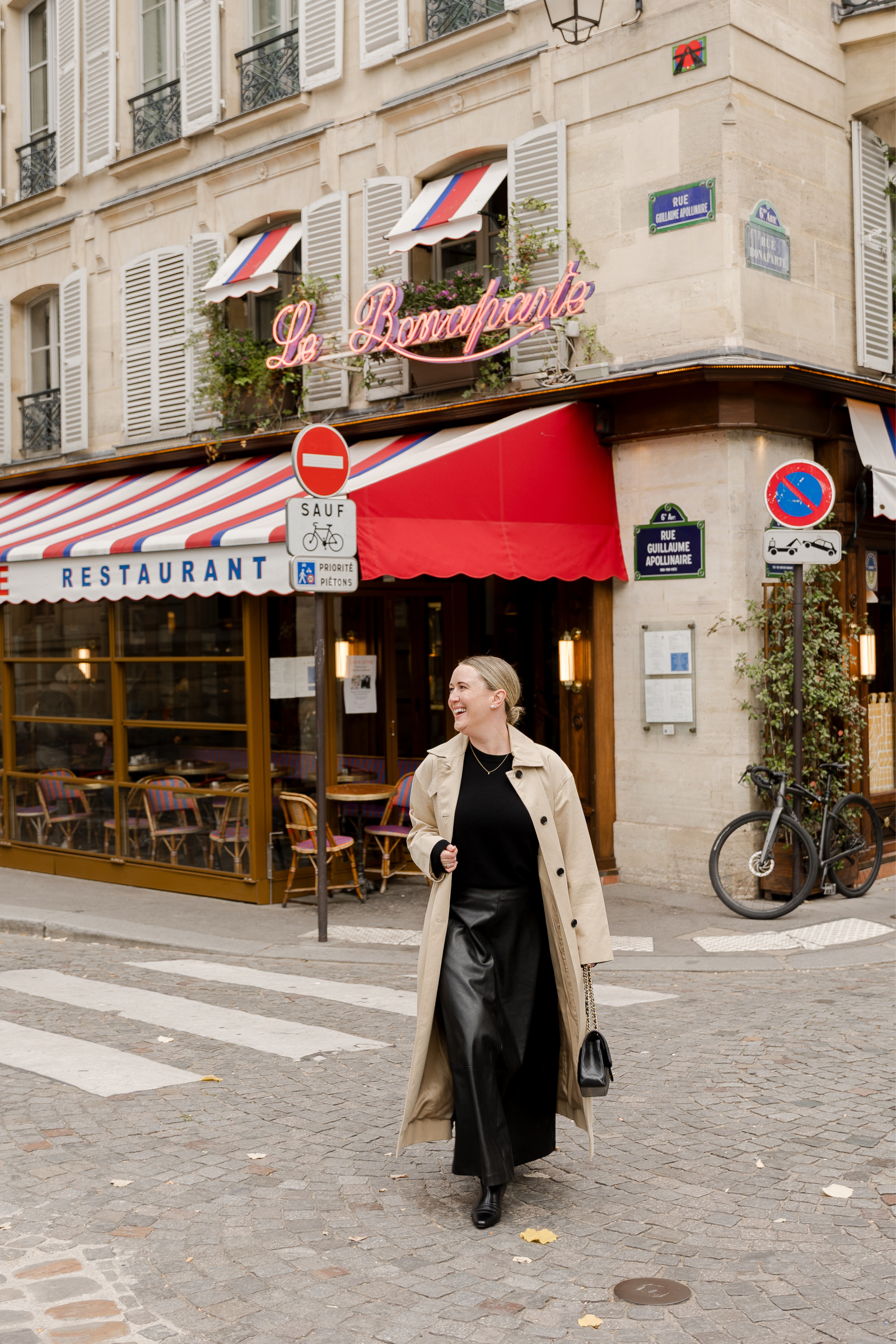 Winter Outfit Ideas Faux Leather Maxi Skirt + Trench