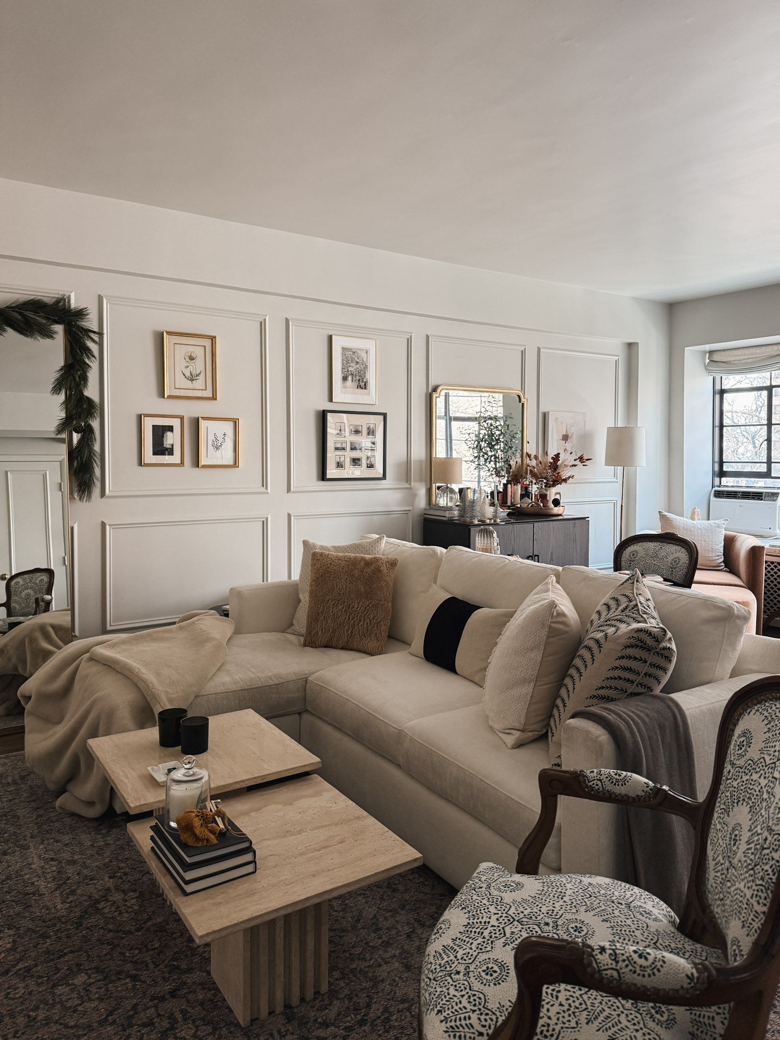 Apparis Faux Fur Blanket in Living Room
