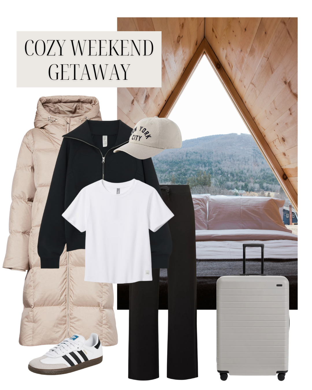 What to wear for a cozy weekend getaway in the winter