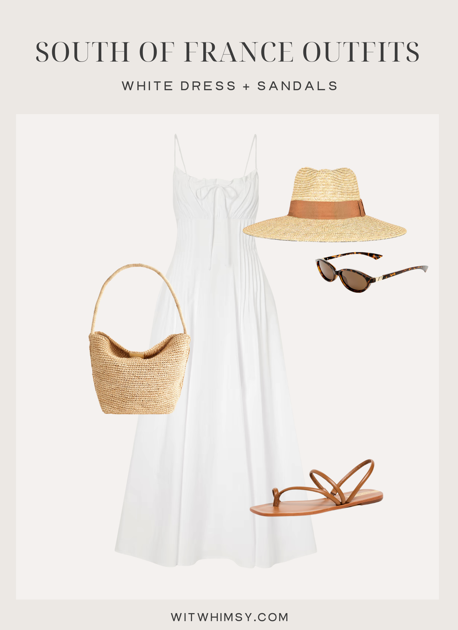White dress outfit for south of france - South of France Summer Packing List