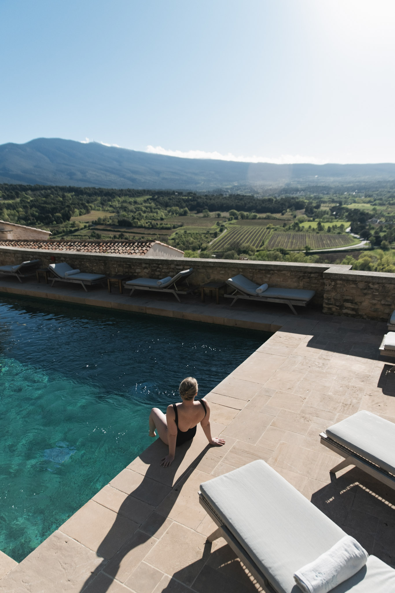 South of France summer pool