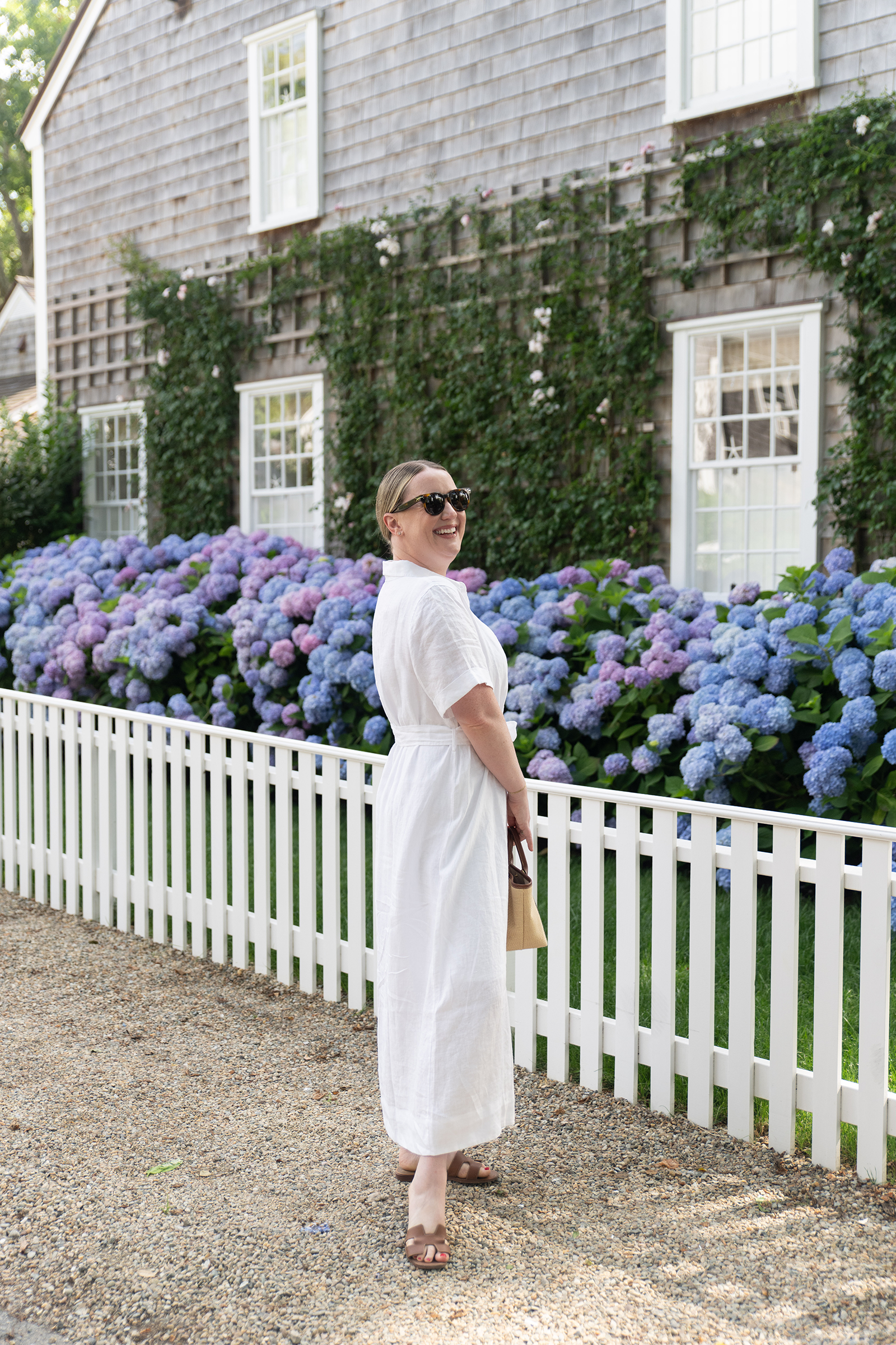 lightweight linen shirt dress from Nantucket