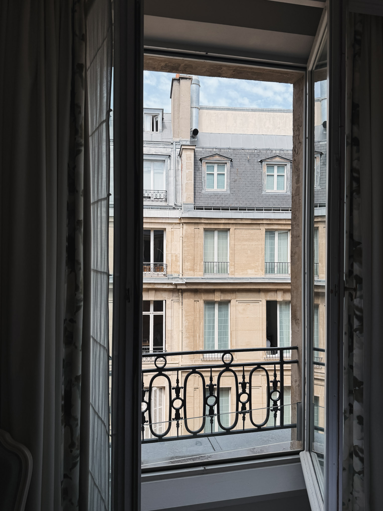 Paris Open Windows Rooftops