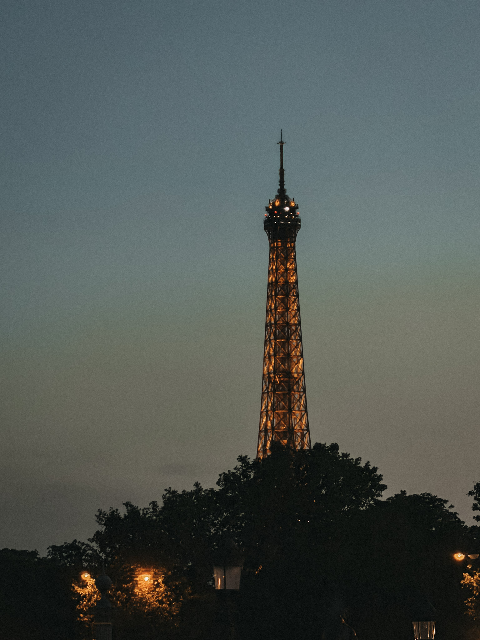 Eiffel Tower at Dusk